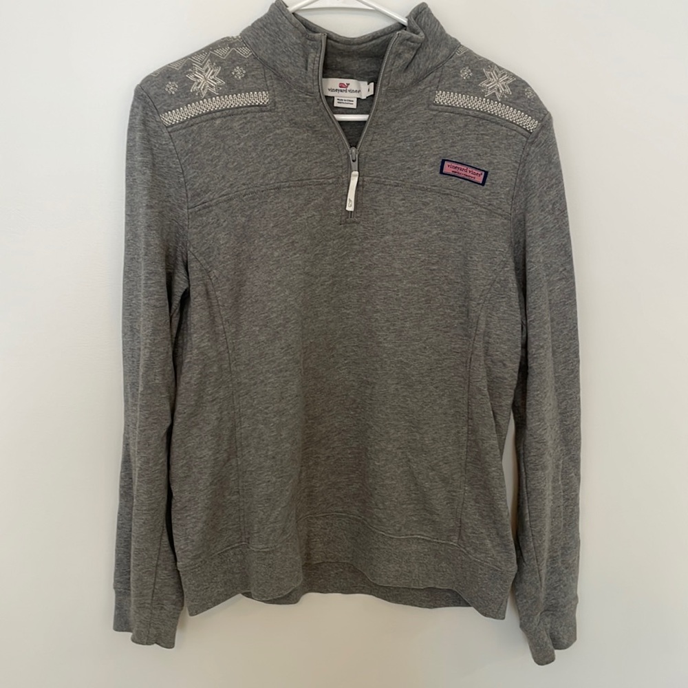 Vineyard Vines Shep Shirt Size M Snowflakes
